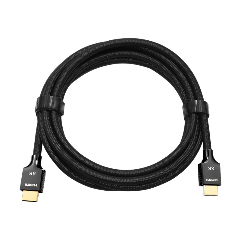 厂家定制HDMI高清线2.1版 锌合金8K@60hz电脑连接线 hdmi cable