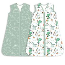 工厂定制跨境亚马逊婴儿睡袋宝宝儿童A类纯棉四季一体背心防踢被