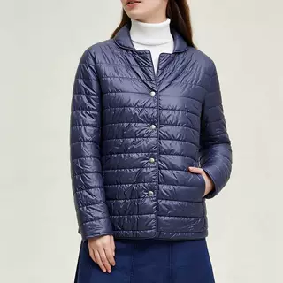 外贸原单定制冬季棉服外套宽松加大码女装 2026新款压花百搭棉衣