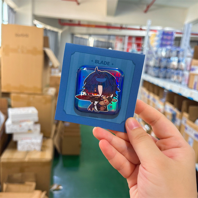 正版授权《崩坏》星穹铁道帕姆展览馆系列马口铁徽章周边谷子吧唧|undefined