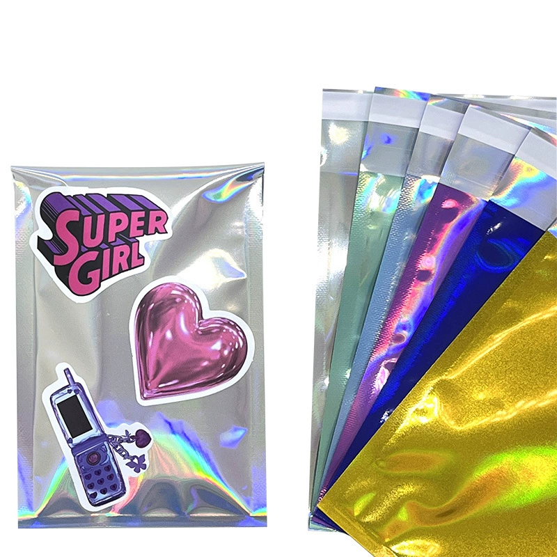 Цветная лазерная самоклеяная сумка выходит из карты