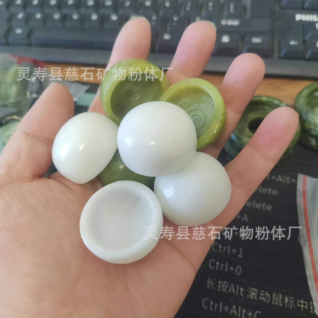 批发按摩椅用玉石帽 玉石轮 大玉石轮 量大优惠