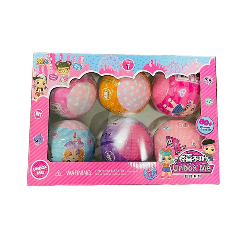 Семейная кукла-сюрприз Smart Toy, интерактивная раскрывающаяся шар-игрушка, наборы разных размеров, подарок