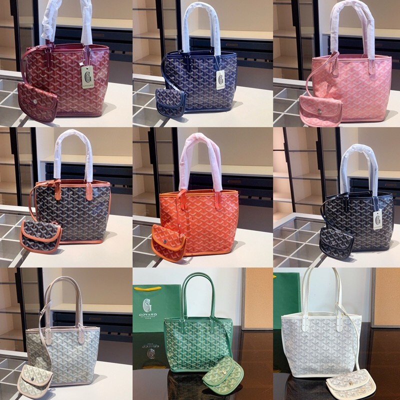 Goyard Dog Tooth Pattern Bag, High-Quality Double-Sided Mini Tote Bag for Women Goyard Dog Tooth Pattern Bag, High-Quality Double-Sided Mini Tote Bag for Women
