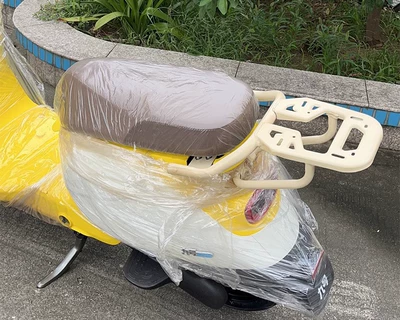 Suitable for No.9 q90 trunk bracket q80c/q85c/q30c universal electric car tail box rear shelf accessories (Electric car tail box) - beige-applicable-models-ninth-q90q30c-trunk