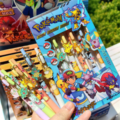 新商品の漫画の中性の筆の宝の過酷な夢の0.5mmの金属のシールの水筆の学生はペンの6本のセットのペンの卸売りを書きます。