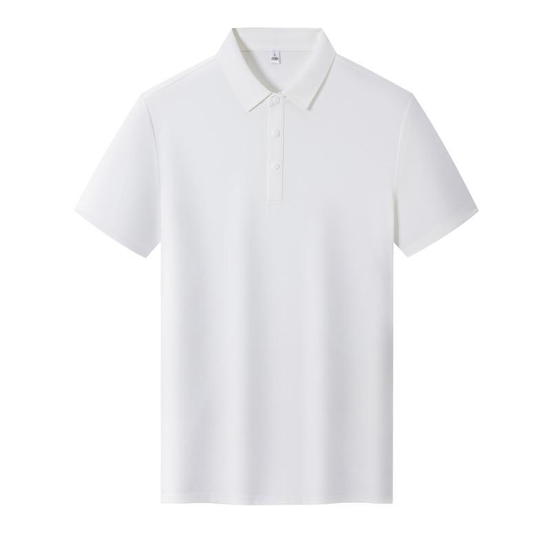 Camiseta de polo de tamaño grande personalizada camiseta transfronteriza ropa de trabajo camiseta cultural bordada logotipo revestido vestido de trabajo de manga corta personalizado