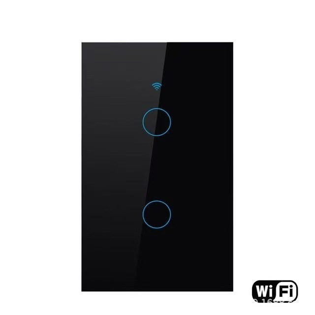 Interruptor Inteligente Táctil Estándar EE.UU. 120 WiFi RF433 de Latón y ABS con Control por App image 12
