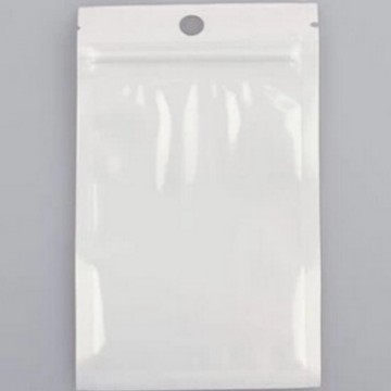 手机数据线袋子 数据线包装袋 乳白色 前透明珠光袋子 充电器袋子