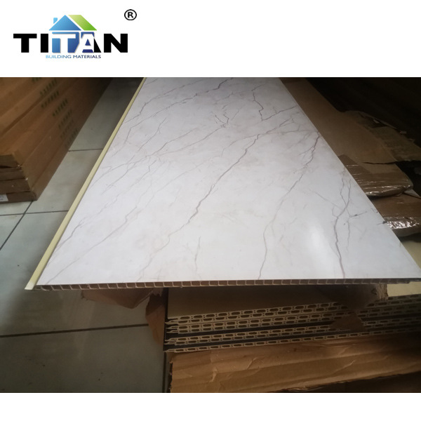 Techo de PVC, fuelle de techo, sala de estar, dormitorio, cocina y baño, fuelle de plástico, tablero decorativo integrado al por mayor