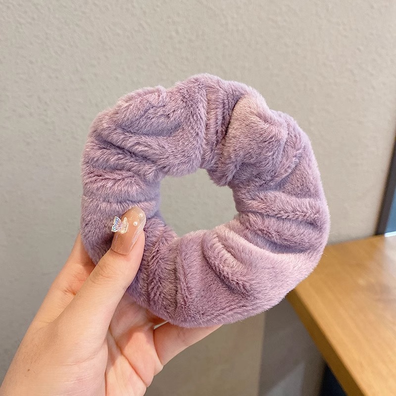 Anillo para el cabello del intestino grueso Mori Cuerda para el cabello de la cola de caballo femenina Albóndigas de sentido avanzado Cuerda para la cabeza Apuntar la cabeza Flor para el cabello Almohos elásticos Almohos para el cabello