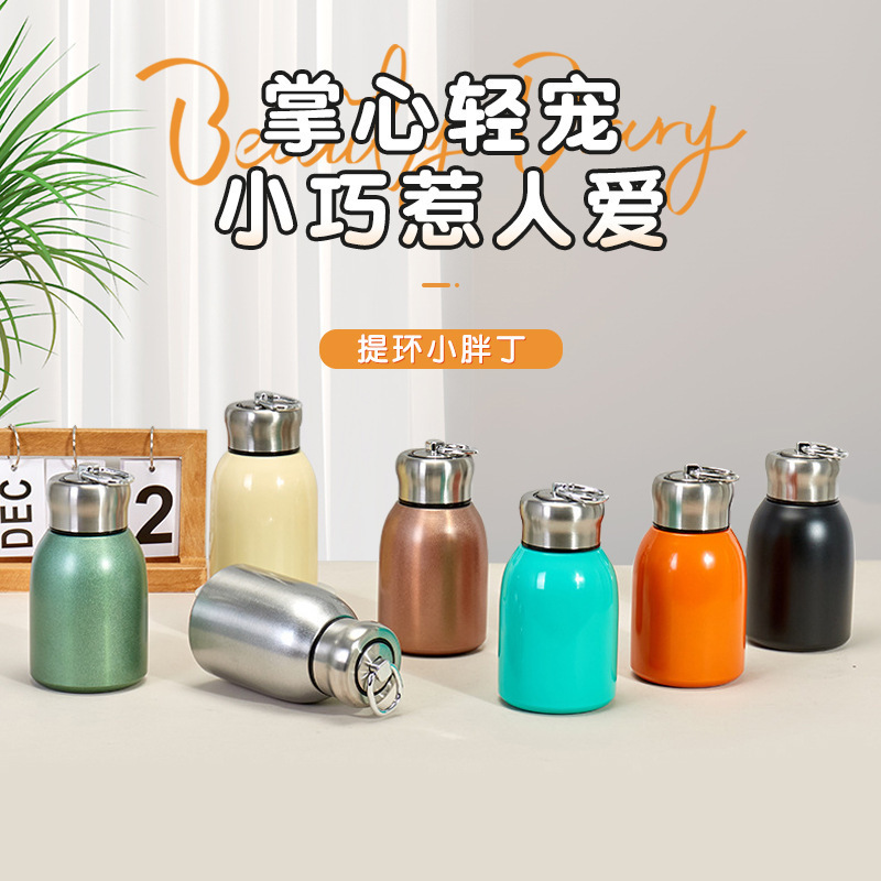 Popular 316 Stainless Steel Thermos Cup with Handle, Stylish and Simple Mini Pocket Cup with Handle