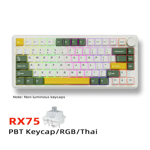 White, Green, Yellow