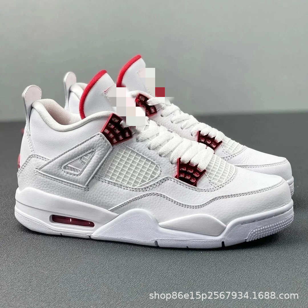 Zapatillas de Baloncesto Deportivas AJ4, Cuero y Caucho, Transpirable y Antideslizante, para Deporte y Ocio