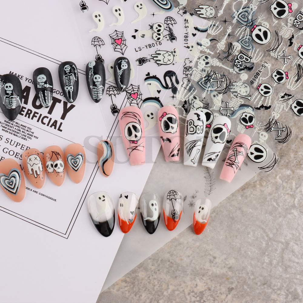 Halloween Cartoon Style Cartoon Synthetics Nail Patches 1 Set display picture 10