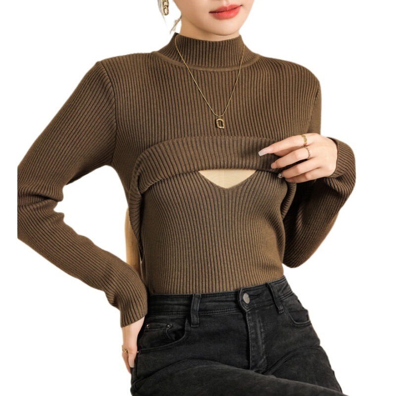 哺乳セーター秋冬新シーズンのモデルが厚くて保温しています。|undefined
