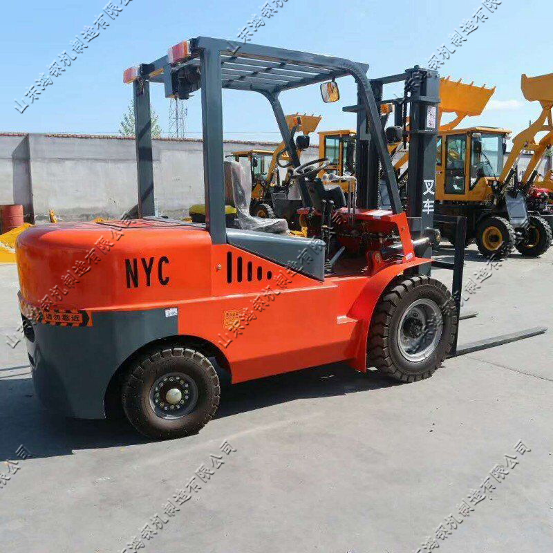 柴油装载运输叉车 液压动力运输搬运设备 内燃式装载升高托运车