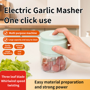 Mini Garlic Masher, Household Electric Motor, Small Garlic Grinder, Garlic Grinder