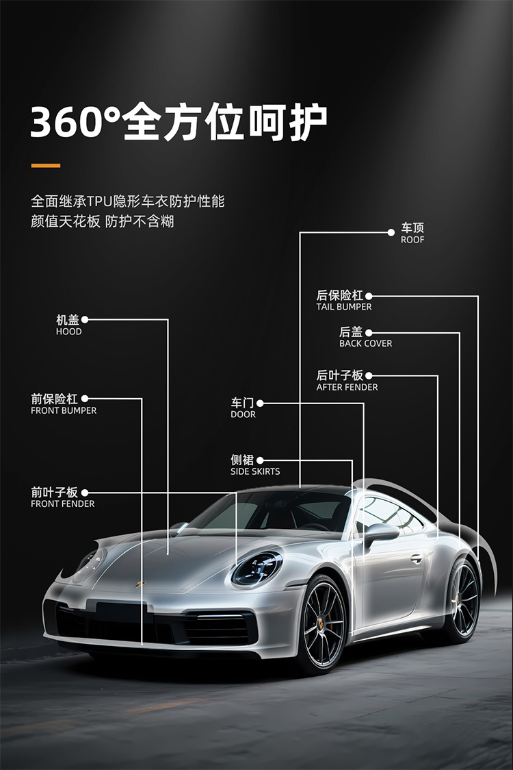 New Product Topka Colorful Car Wrap Tpu Miami Blue Color-Changing Film Car Paint Protection Does Not Hydrolyze or Decompose