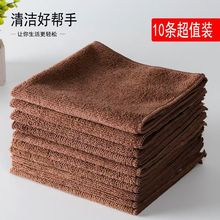 厂家批发加厚吸水抹布吸水不掉毛家用擦桌厨房专用清洁毛巾吧台茶