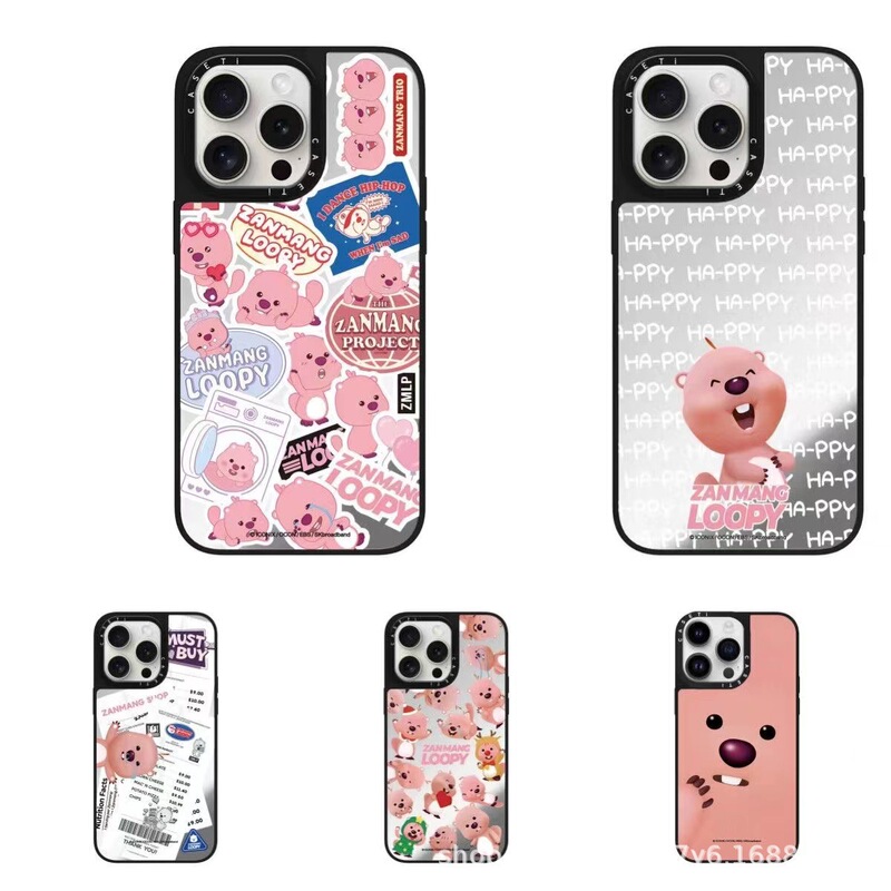 Casetify Cute Ruby Loopy Beaver Iphone16 Apple 15 Mirror 14 Phone Case 13Promax