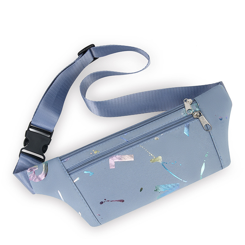 [ordinary style] sports waist bag-blue-1 piece