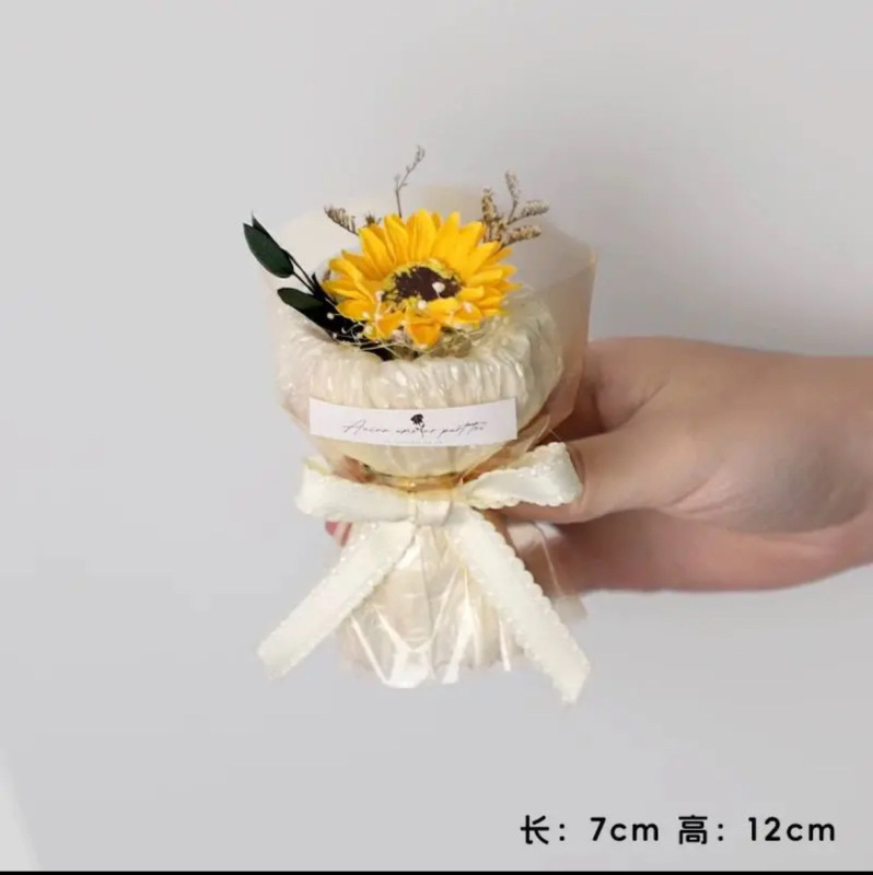 迷你小清新花束玫瑰干花mini精致diy伴手礼品满天星情人节装饰物|undefined
