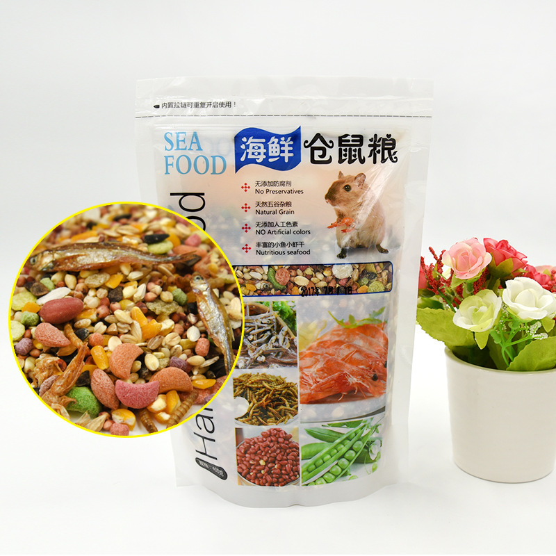 Comida para hámsteres, suministros para mascotas pequeñas, alimento para hámsteres, alimento de cereales mixtos, alimento de mariscos, alimento de frutas y verduras, gusanos de la harina, alimento seco para conejos y hámsteres dorados image 5