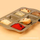 Baking mold Square 8-piece non-stick mini toast mold brownie mold pound cake mold cheese cake mold