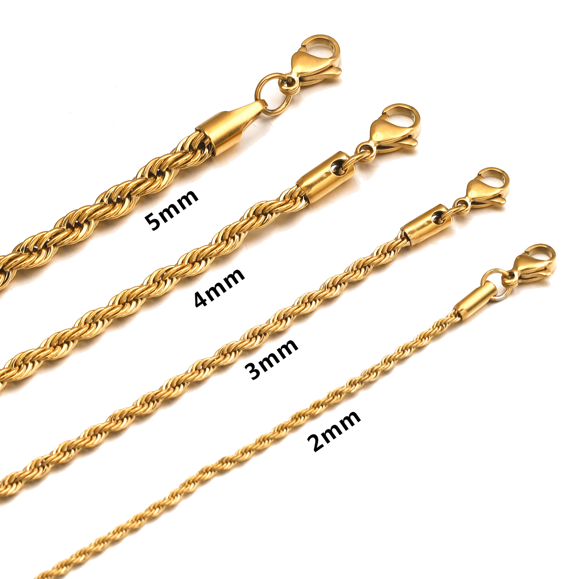 304 Stainless Steel Material Geometric Pattern PVD Coated Real Gold Plated Geometric 304 Stainless Steel Simple Style Waterproof Non Tarnish 304 Stainless Steel Bracelets