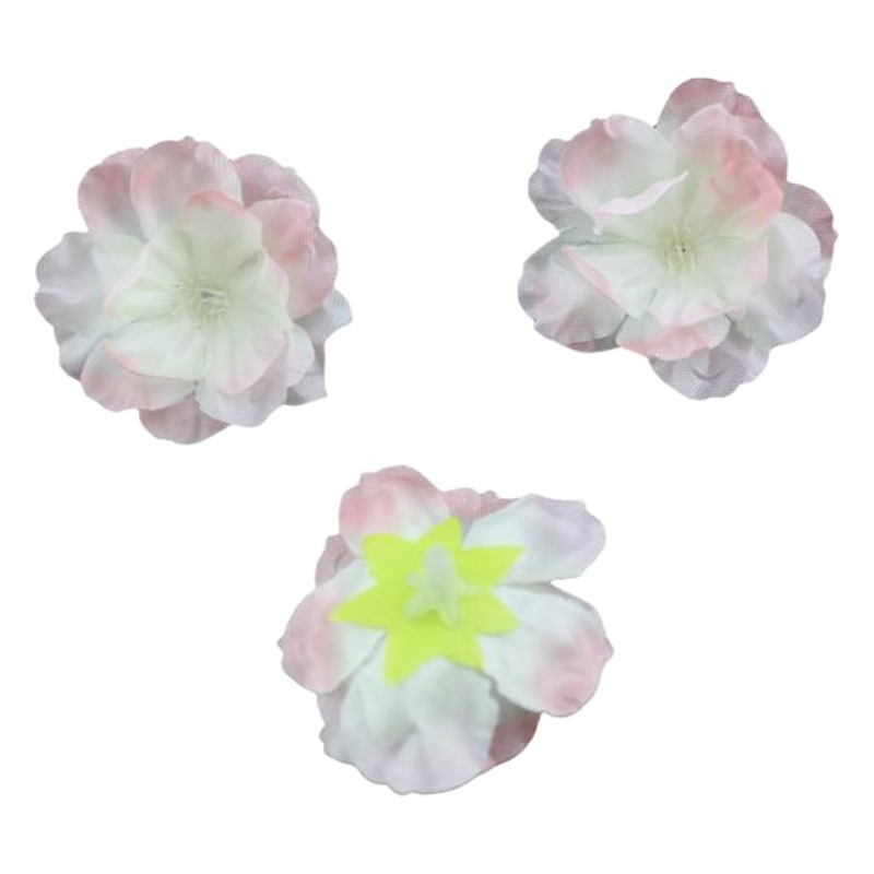 Flores artificiales hechas a mano, flores de durazno, flores de cerezo, pétalos de flores, decoración de bodas, arreglos florales, decoración de pasillos, flores artificiales al por mayor