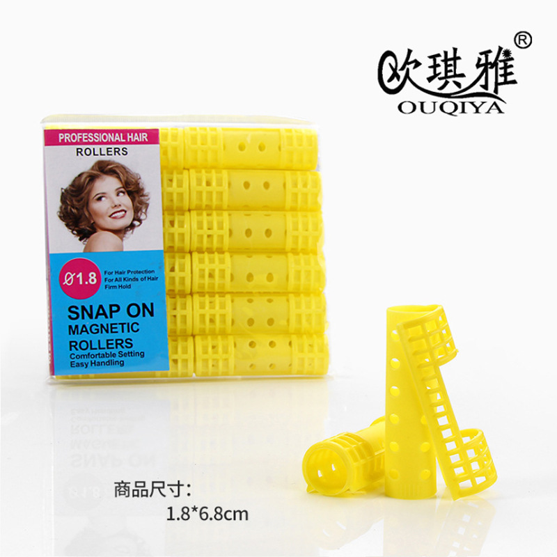 Rollo de pelo de nylon con dientes rollo de pelo esponja rollo de sueño