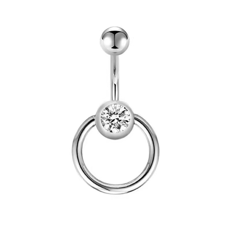 Stainless Steel Piercing Jewelry Multi-piece Rings And Studs_voghion.com