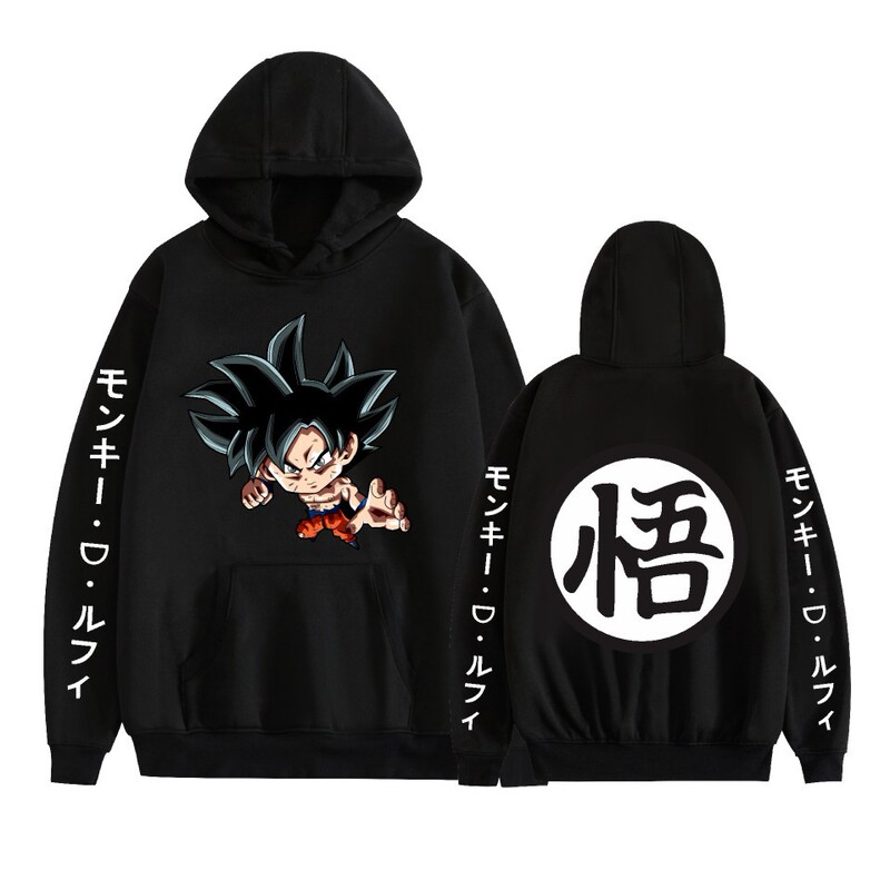 2023 cross-border New Dragon Ball anime hoodie printed fashion sweater men's and women's autumn and winter hoodie Hoodies