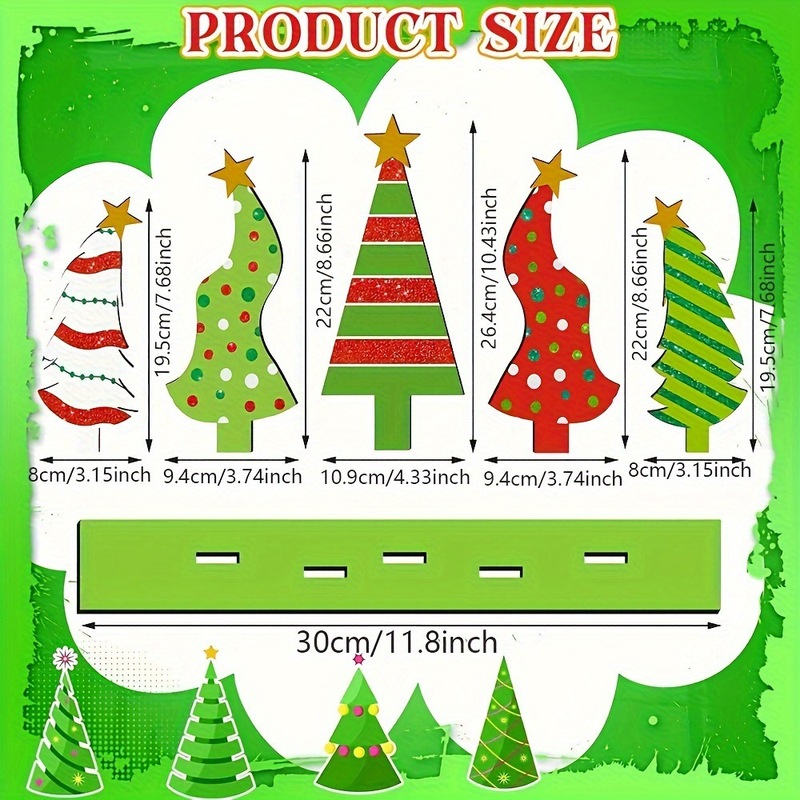 現物3d立体クリスマスツリー置物木製クリスマスプレゼント創意クリスマス要素標識カード置物|undefined