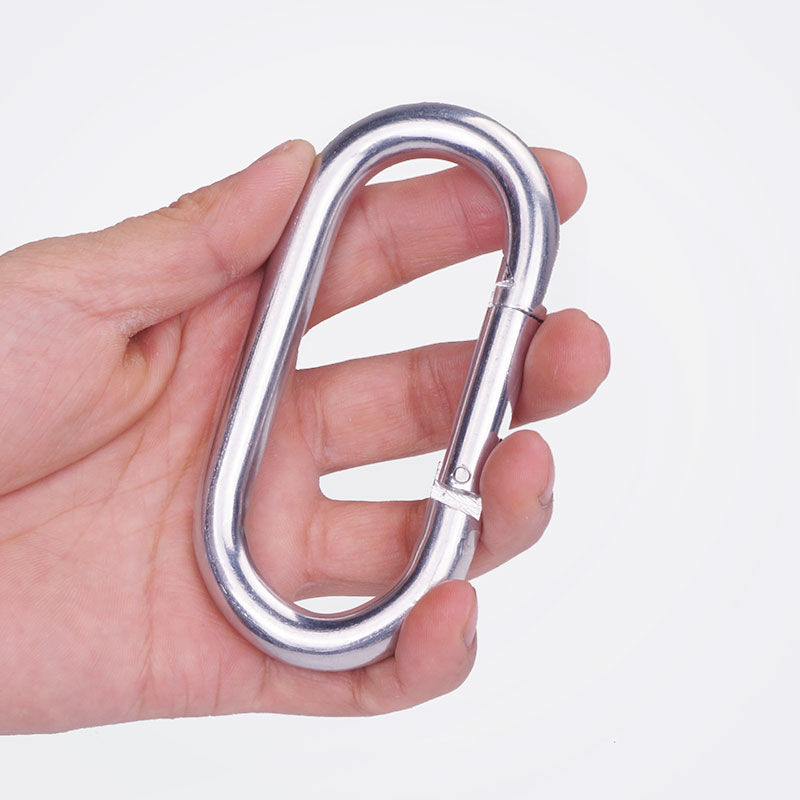 OUtdoor Carabiner Iron Galvanized Track U-shaped QUick-hang Connecting Ring Safety Safety BUckle Extra Large Load-bearing Iron Hook