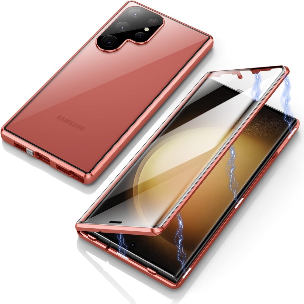 Funda para teléfono Samsung s25u Magneto 24FE aplicable a ventas internacionales, con cristal de privacidad, hebilla magnética de metal y protección anticaídas.