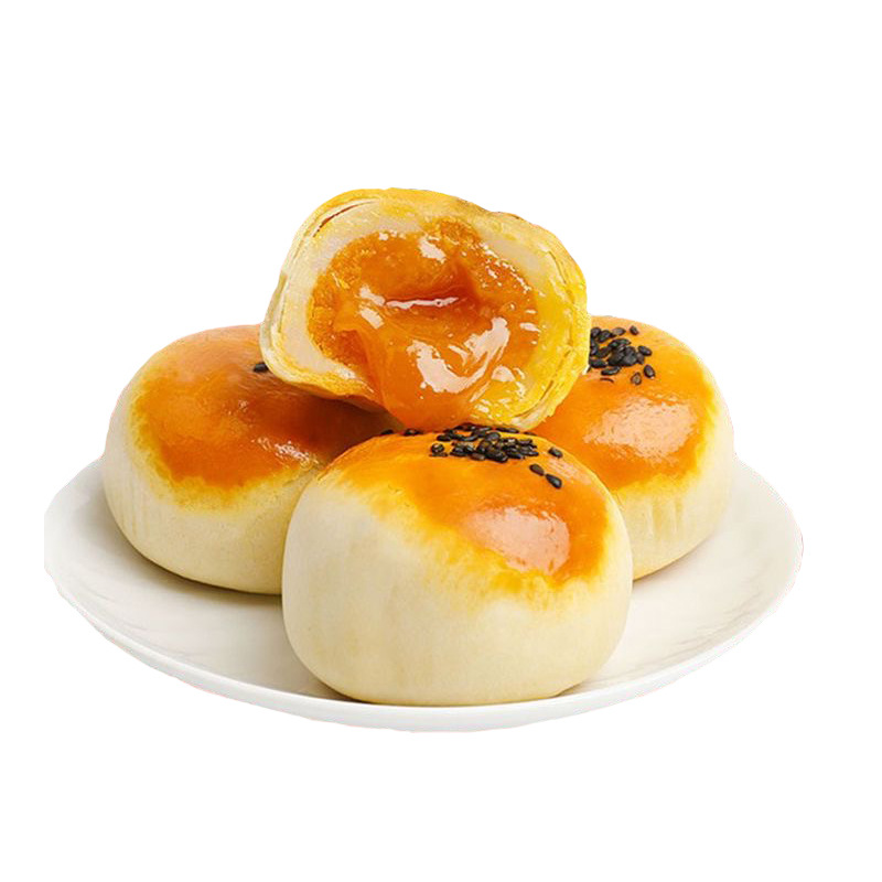 【メーカー直送】乳黄流心卵黄ショートニング50g/枚雪媚娘朝食菓子事務所中秋月餅