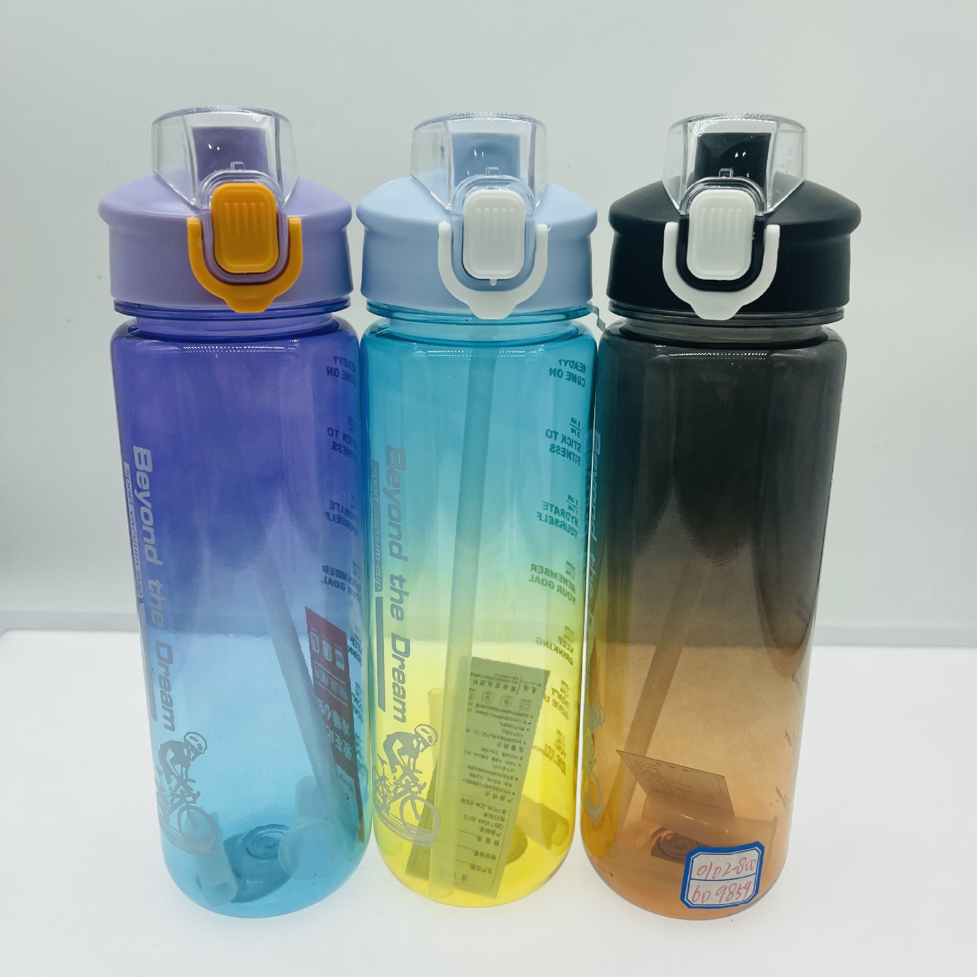 Youyun color de comercio exterior taza de plástico estudiante taza de rebote cubierta 800ml taza de espacio deportes al aire libre mango hervidor de agua