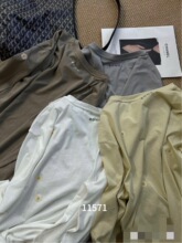 one11571-亚麻棉莫代尔莱赛尔高品质长袖品牌单