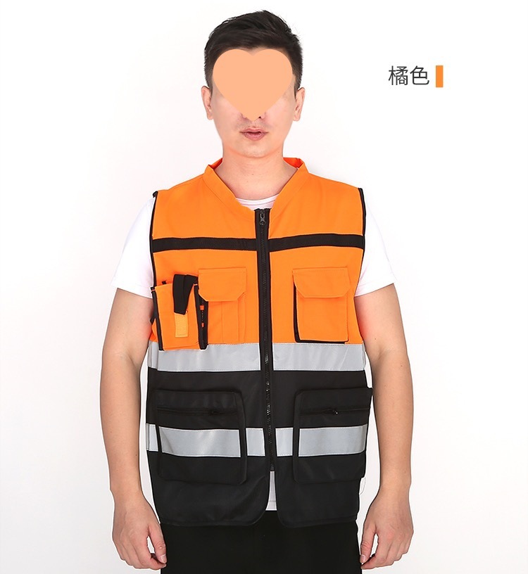 Trajes reflectantes chaleco de seguridad construcción de ingeniería de chaleco de impresión personalizada tráfico nocturno ropa de trabajo reflectante exterior