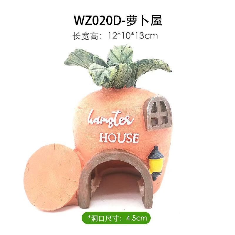 Los fabricantes personalizan muestras de pequeños suministros para mascotas, comederos de hámster, agua para evitar agujeros, casas de piña de frutas, péndulo creativo de dibujos animados