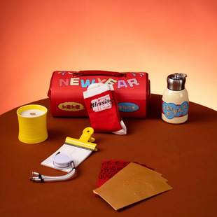 New Year Gift Box Empty Box 2025 Year of the Snake Spring Festival Specialty Baked New Year Goods Donkey Hide Gelatin Cake Suitcase Gift Box
