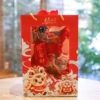 Red Crane + Immediate Wealth Scarf + New Year Gift Bag