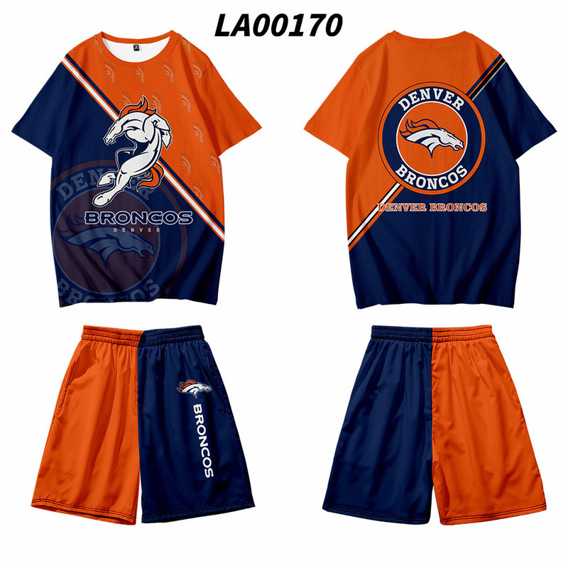 2021 traje de equipo uniforme de la NFL impresión digital impresión digital pantalones cortos de manga corta para hombres y mujeres todos los días se pueden fijar Z