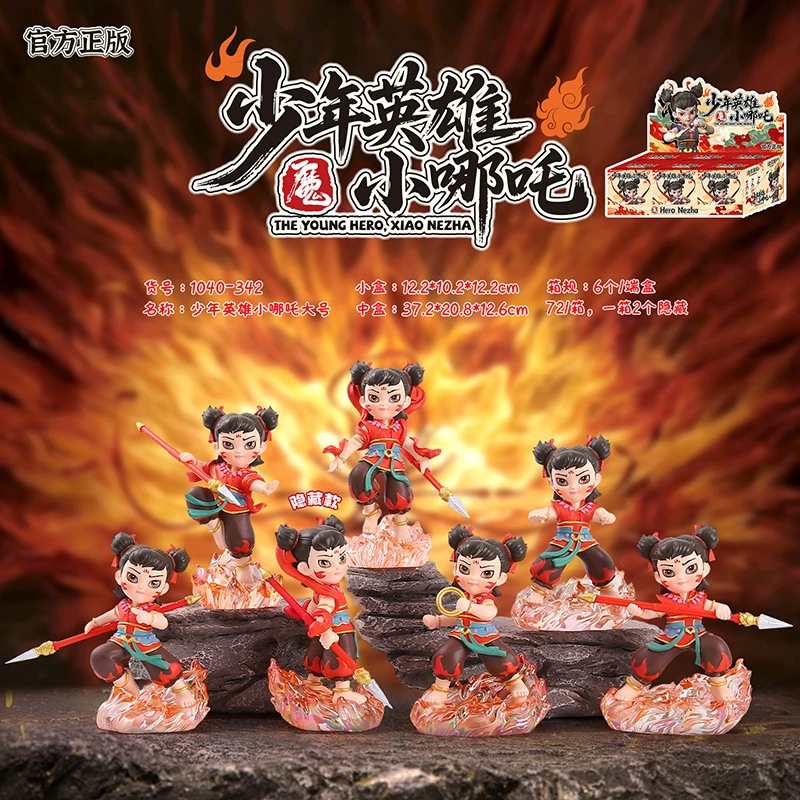 Популярные аниме-бусины с героями мультфильмов, слепой бокс, креативная модная фигурка, настольные украшения, прямые продажи с фабрики