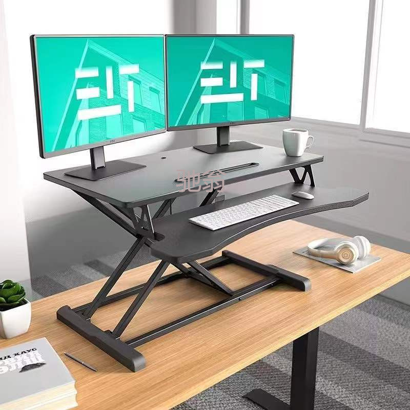z% standing laptop lifting computer desk office desktop monitor desktop folding heightening table bracket work