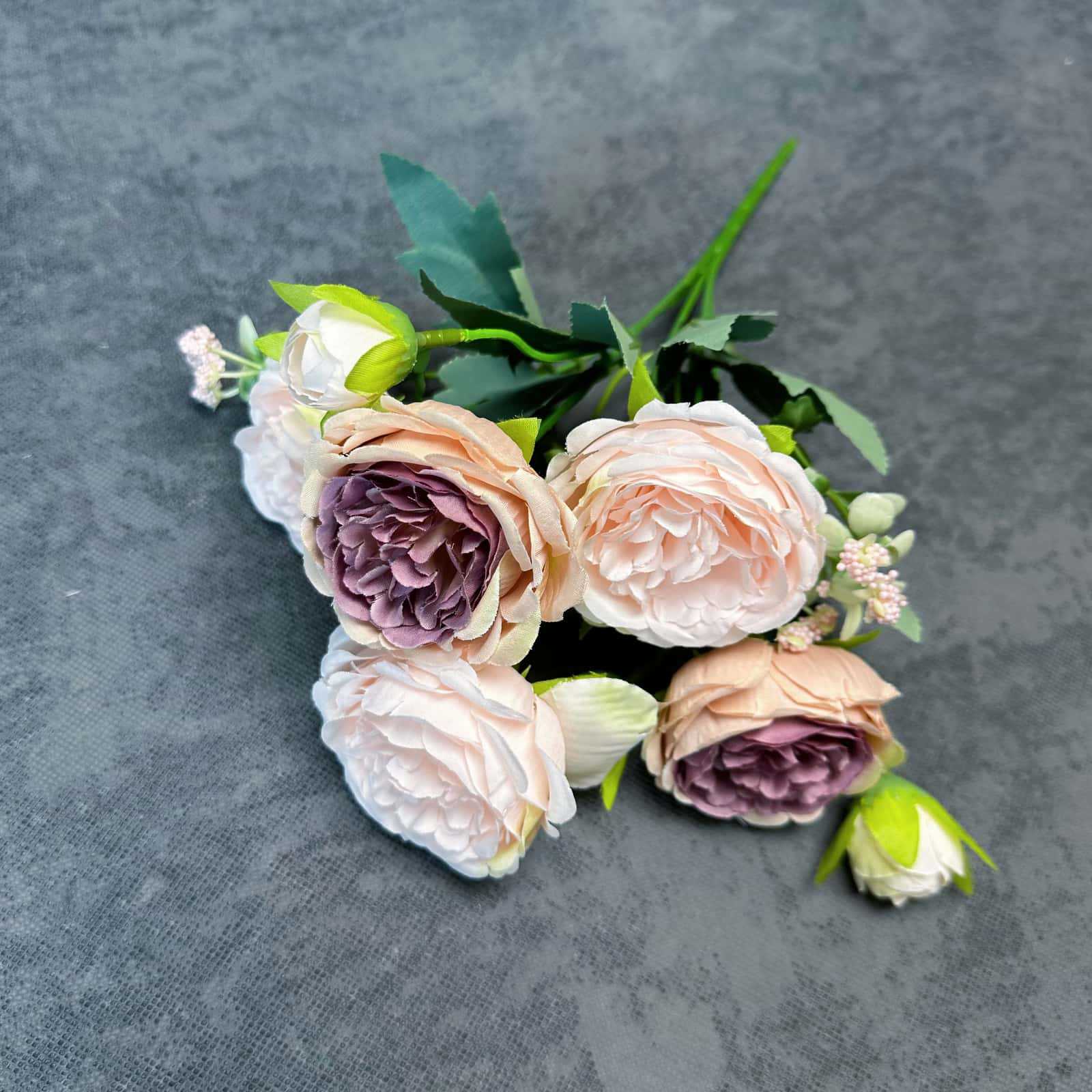 Simulación de 5 ramos de peonía boda decoración del hogar decoración hecha a mano rosa persa decoración de flores falsas transfronterizas al por mayor