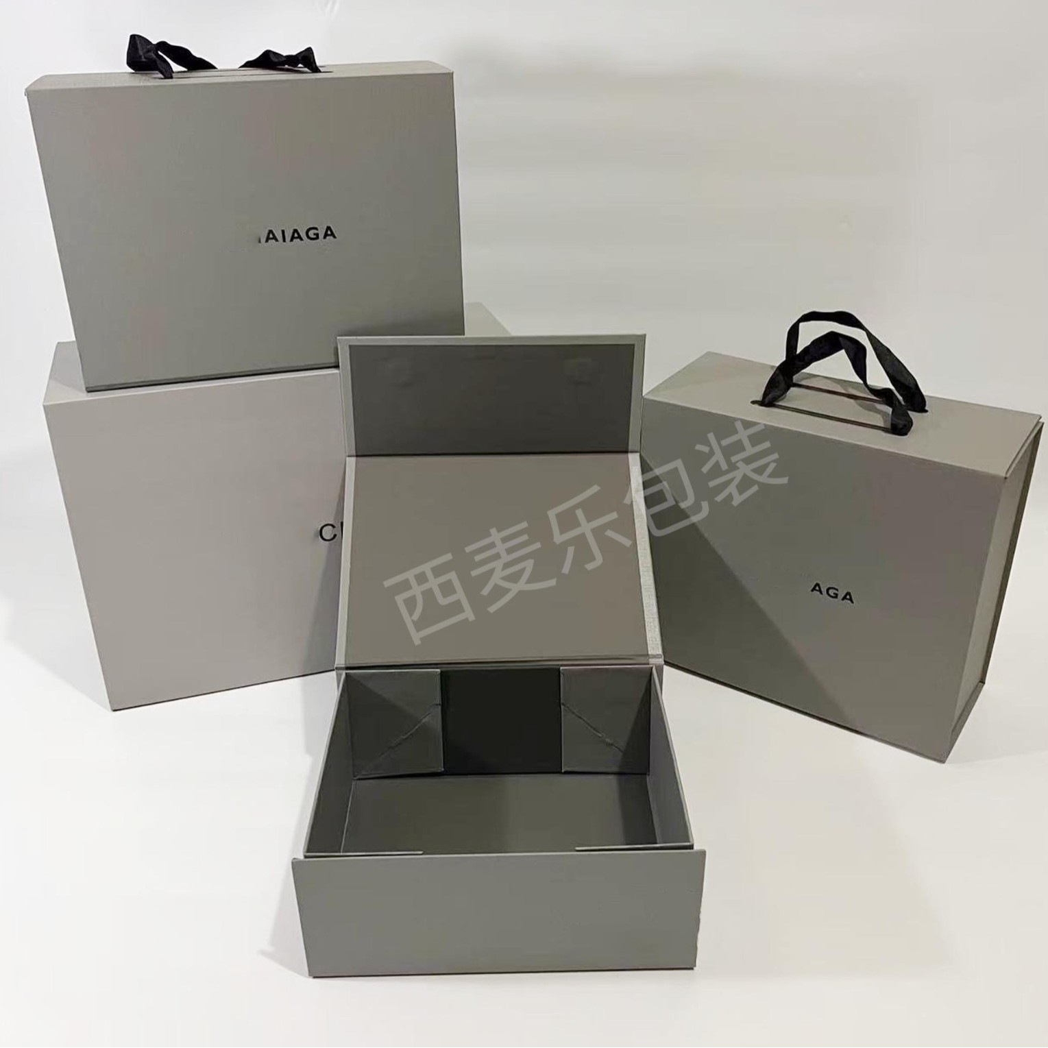 巴黎家B标a᷂le᷂nc᷂ia᷂ga᷂磁吸折叠盒衣服包包鞋子礼品盒现货