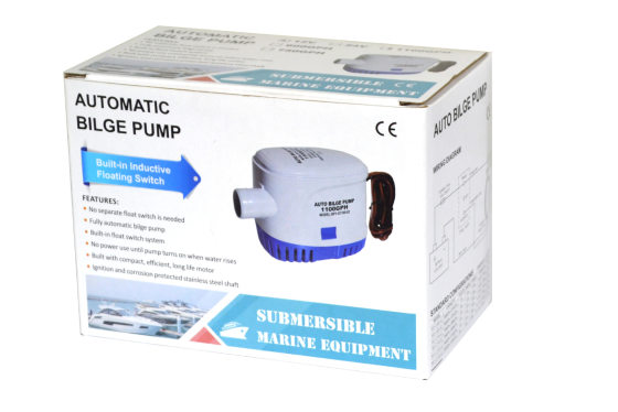 12V24v automatic submersible pump marine automatic bilge pump marine drainage pump